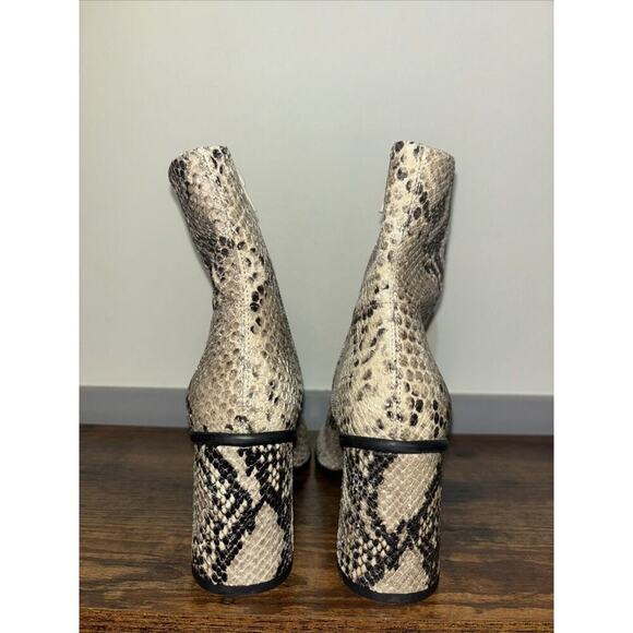 NWT Free People Boots Sz 8 W Eu 38 Snakeskin Boots Unique One Of A Kind Expensiv - Picture 2 of 6